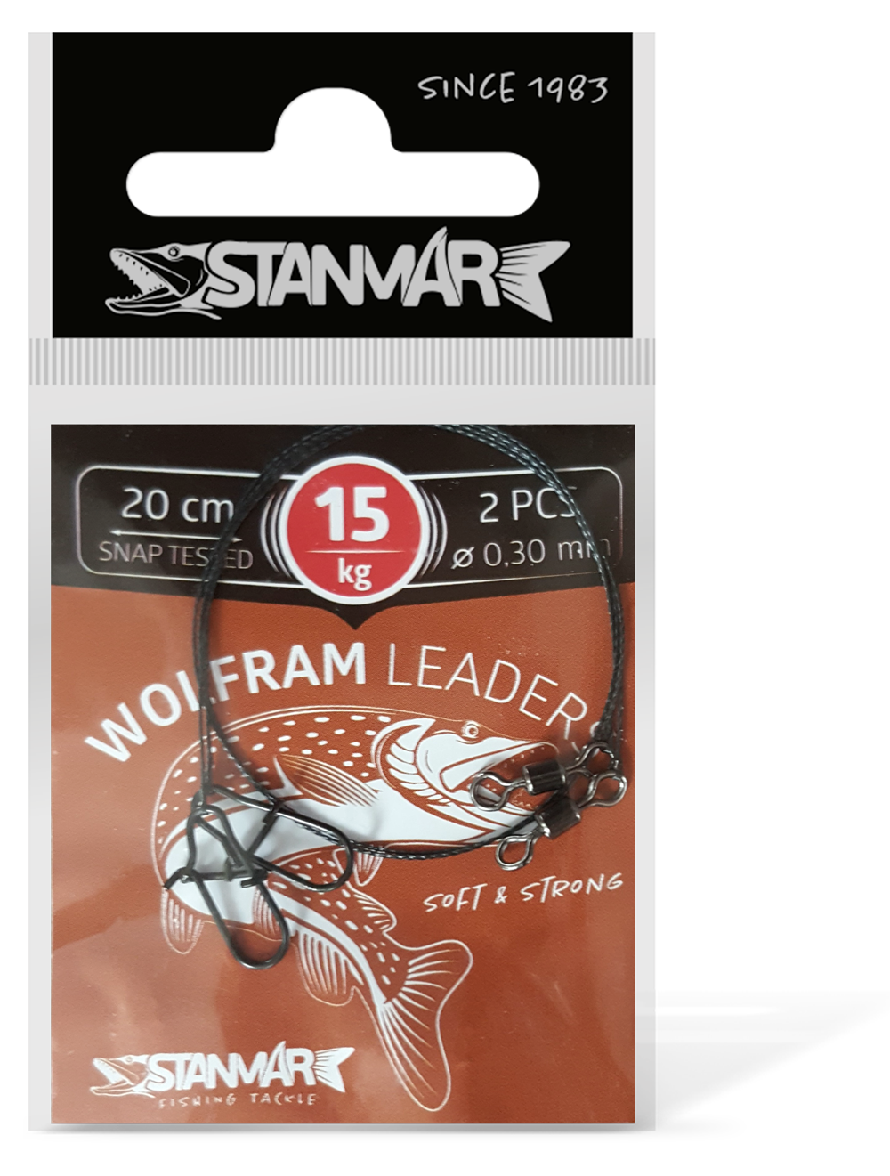STAN-MAR Lanko wolframové 20cm 15kg(20 ks, 10x2)